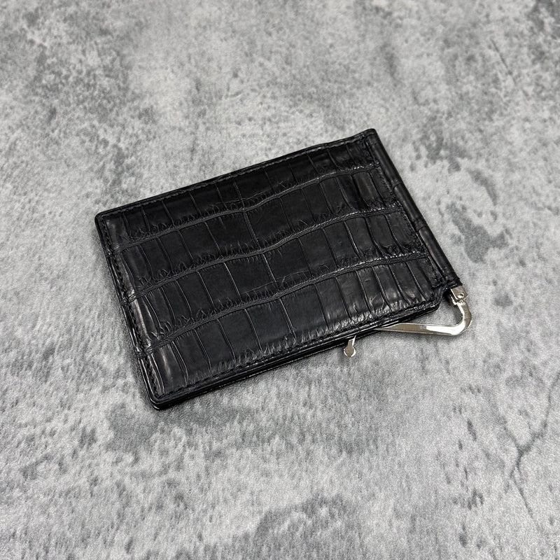クロコダイル 札ばさみ 8178 - BLACK/ブラック