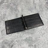 クロコダイル 札ばさみ 8178 - BLACK/ブラック