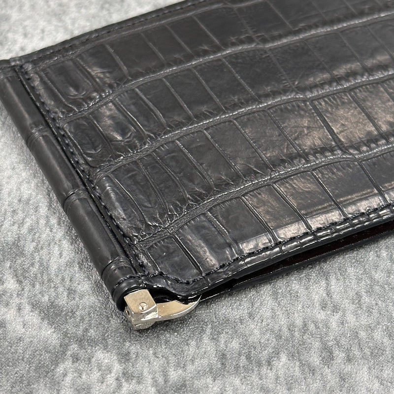 クロコダイル 札ばさみ 8178 - BLACK/ブラック
