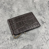 クロコダイル 札ばさみ 8178 - GREY/グレー