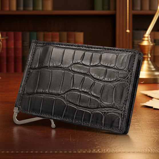 クロコダイルのマネークリップ