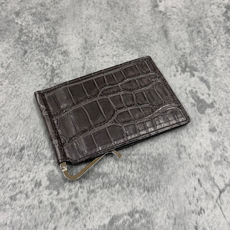 クロコダイル 札ばさみ 8178 - GREY/グレー