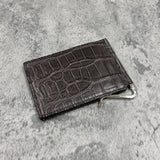 クロコダイル 札ばさみ 8178 - GREY/グレー