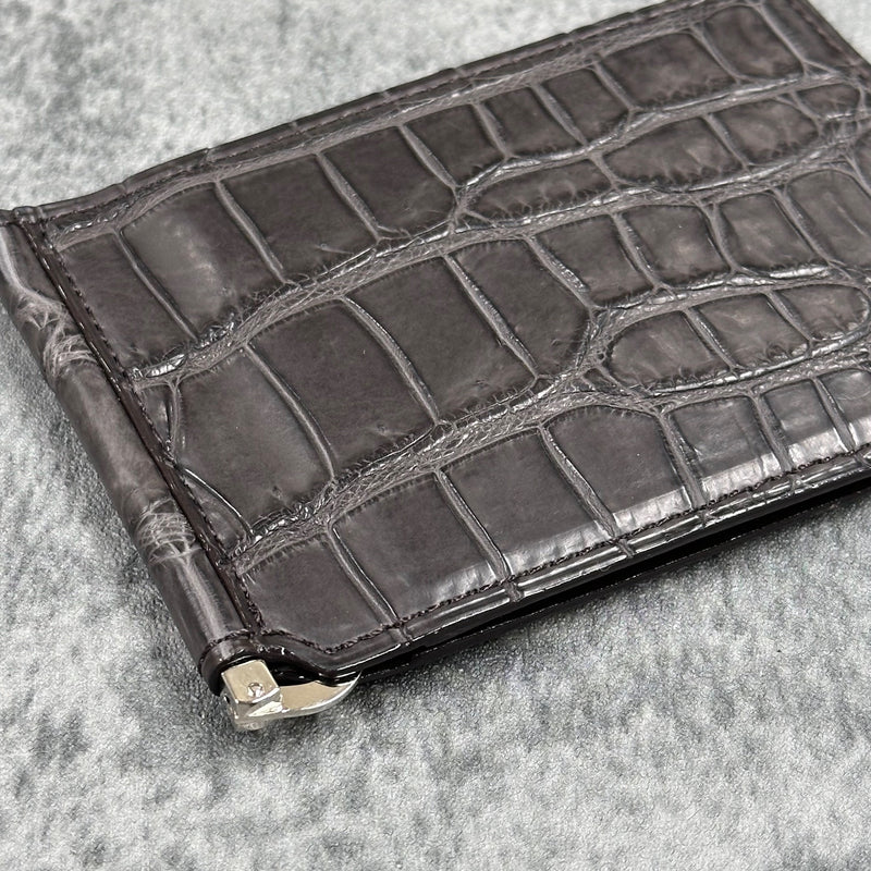 クロコダイル 札ばさみ 8178 - GREY/グレー
