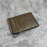 クロコダイル 札ばさみ 8178 - KHAKI/カーキ