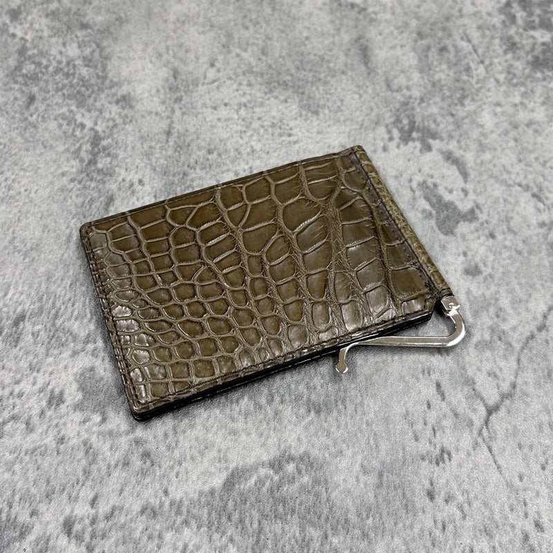 クロコダイル 札ばさみ 8178 - KHAKI/カーキ