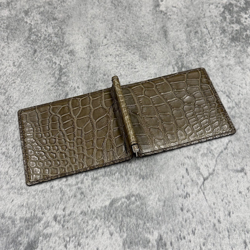 クロコダイル 札ばさみ 8178 - KHAKI/カーキ