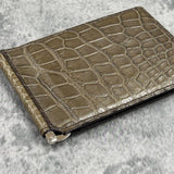クロコダイル 札ばさみ 8178 - KHAKI/カーキ
