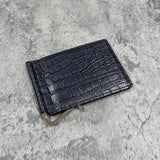 クロコダイル 札ばさみ 8178 - NAVY/ネイビー