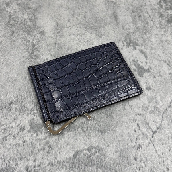クロコダイル 札ばさみ 8178 - NAVY/ネイビー