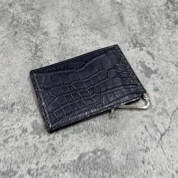 クロコダイル 札ばさみ 8178 - NAVY/ネイビー