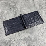 クロコダイル 札ばさみ 8178 - NAVY/ネイビー