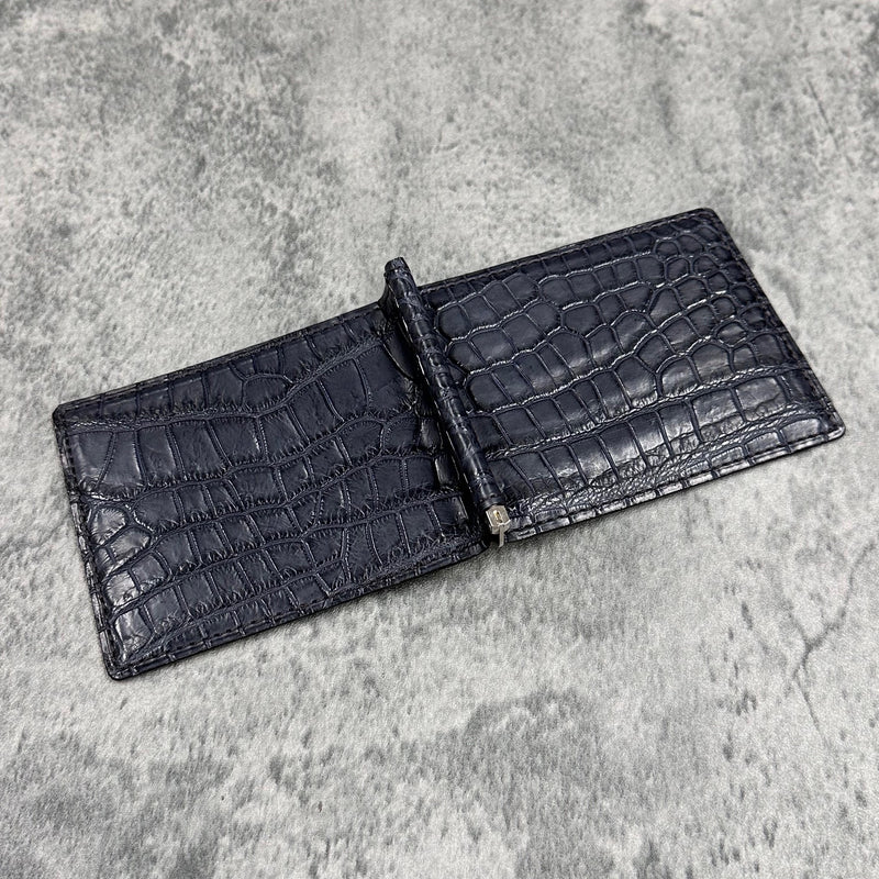 クロコダイル 札ばさみ 8178 - NAVY/ネイビー