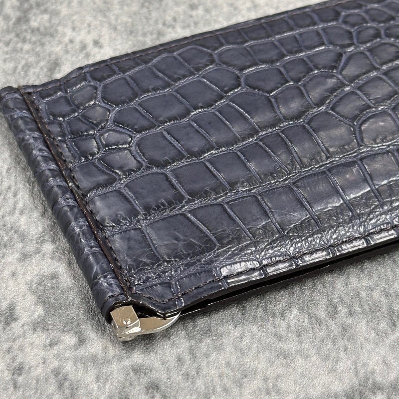 クロコダイル 札ばさみ 8178 - NAVY/ネイビー