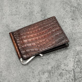 手染めのマネークリップ