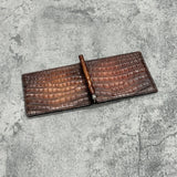 手染めのマネークリップ