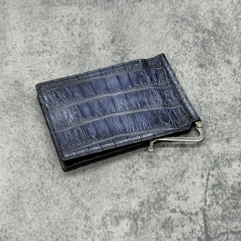 手染めのマネークリップ