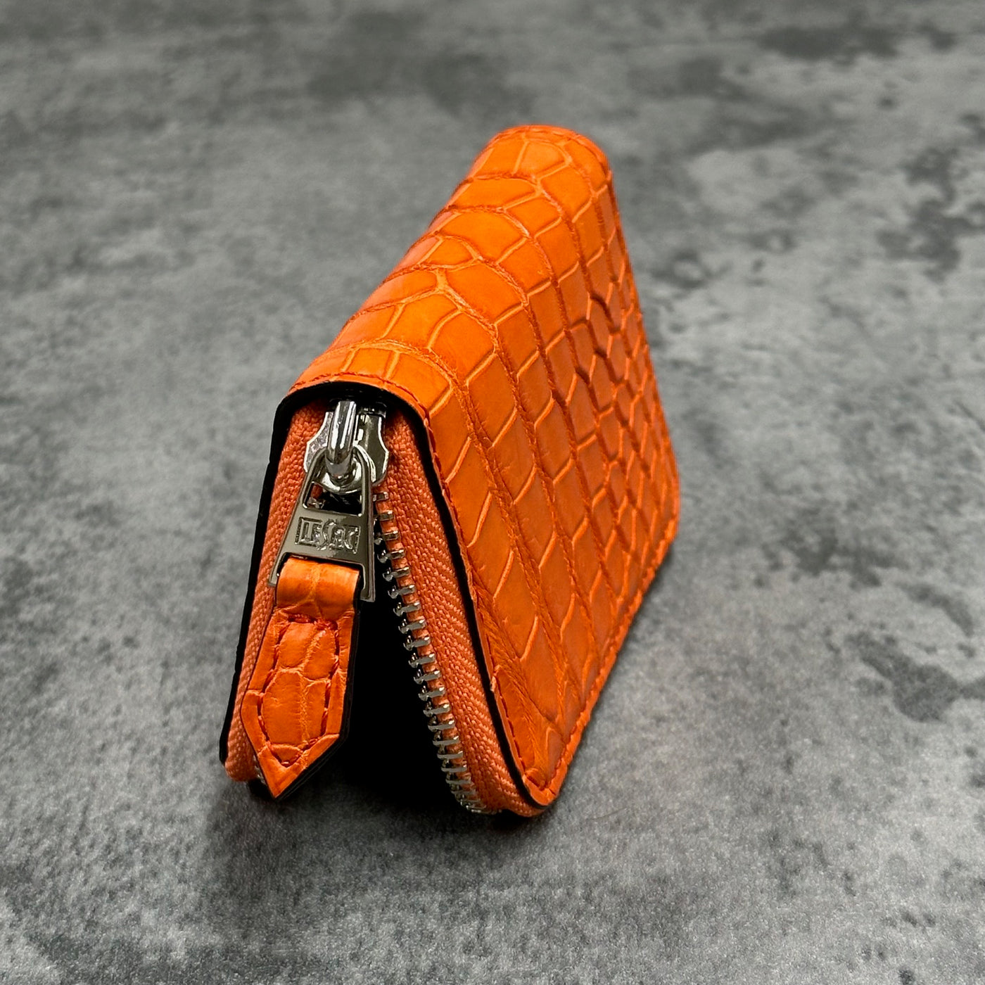 クロコダイル小銭入れ ラウンドファスナー メンズ レディース 本革