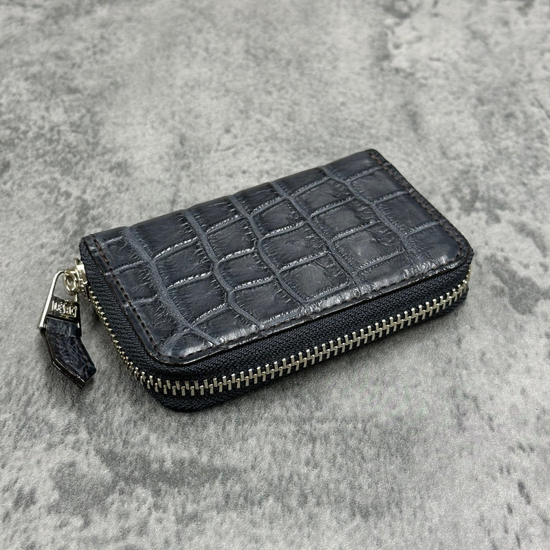 クロコ小銭入れのトゥルーブルー