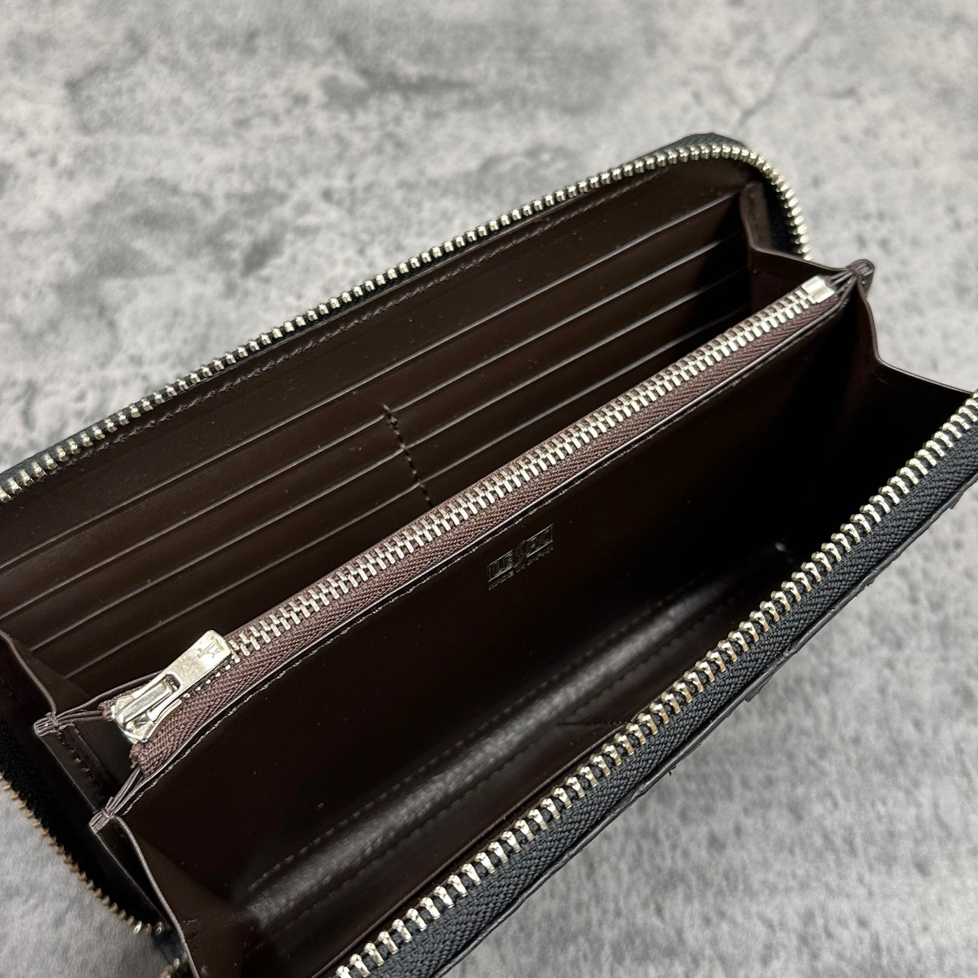 ブラック　メンズ　長財布 パイソン 長財布 8198 - BLACK/ブラック – Le'sac