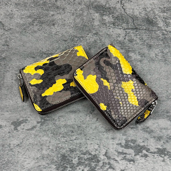 パイソン ミドルウォレット 8199 - CAMO YELLOW/カモイエロー