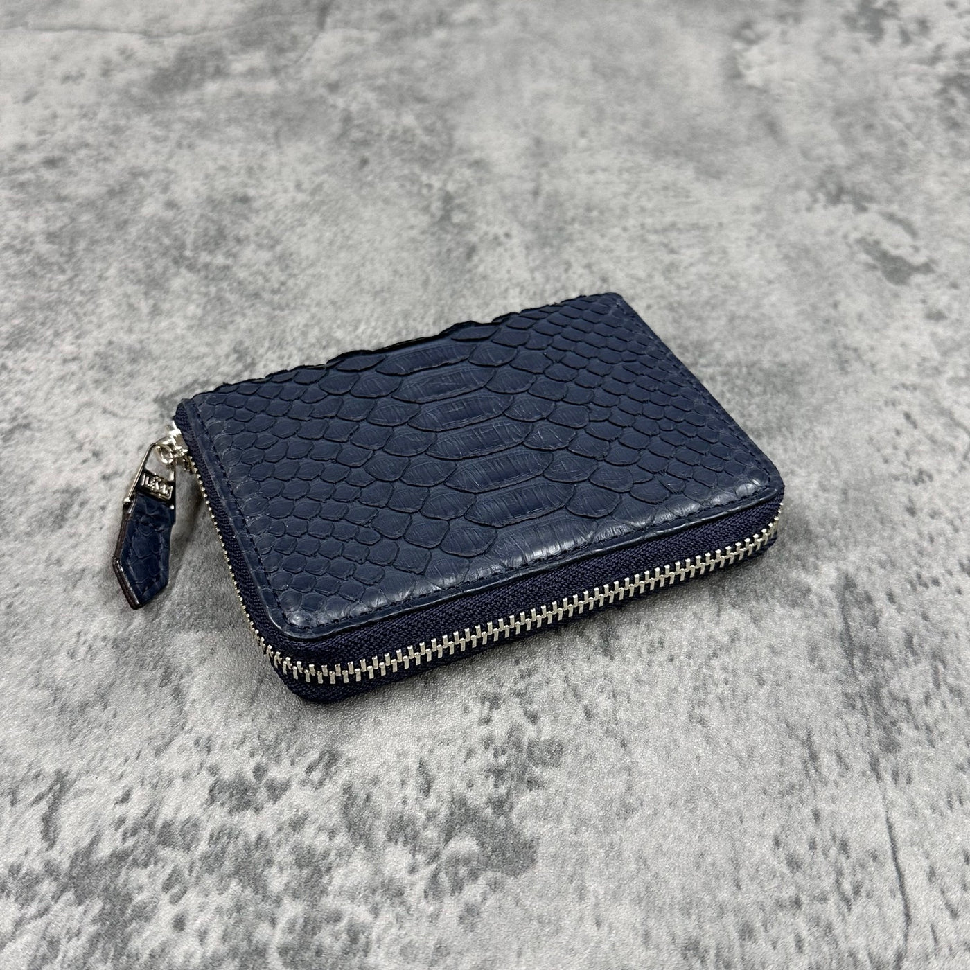 パイソン ミニ財布(ミドルウォレット) 8199 - NAVY/ネイビー – Le'sac