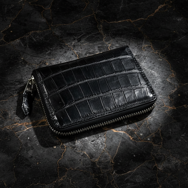 クロコダイルの二つ折り財布