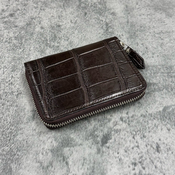 クロコダイル ミドルウォレット 8200 - BROWN/ブラウン