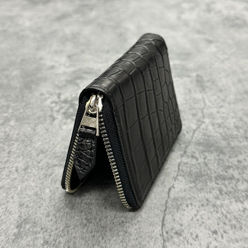 Needles ニードルズ　ウォレット　パピヨン 二つ折り財布　クロコ Needles / ニードルズ | Single Wallet - Papillon PVC - Brown | 通販