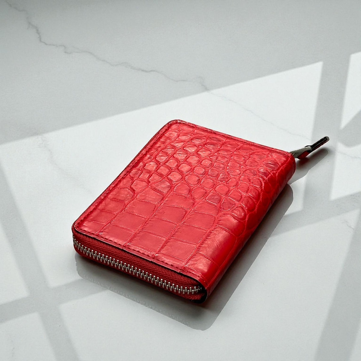 クロコダイル ミドルウォレット クロコダイル ミドルウォレット MOTO W2 ヌメクロコ×ベルギーヌメ