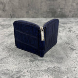 クロコダイル 二つ折り財布 8202 - ANTIQUE NAVY/アンティークネイビー