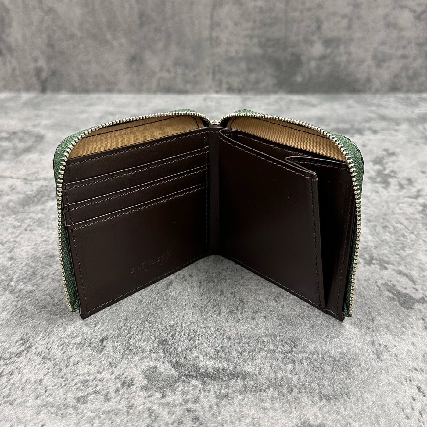 クロコダイル ミニ財布(二つ折り財布) 8202 - BRILLIANT GREEN