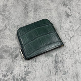 クロコダイル 二つ折り財布 8202 - DARK GREEN/ダークグリーン