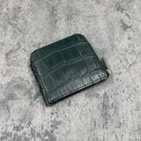 クロコダイル 二つ折り財布 8202 - DARK GREEN/ダークグリーン