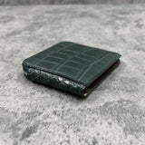 クロコダイル 二つ折り財布 8202 - DARK GREEN/ダークグリーン