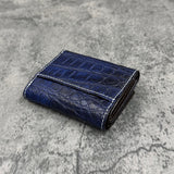 クロコダイル 三つ折り財布 8207 - ANTIQUE NAVY/アンティークネイビー