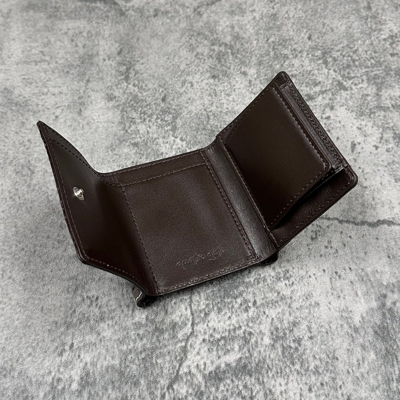 クロコダイル 三つ折り財布 8207 - GREY/グレー