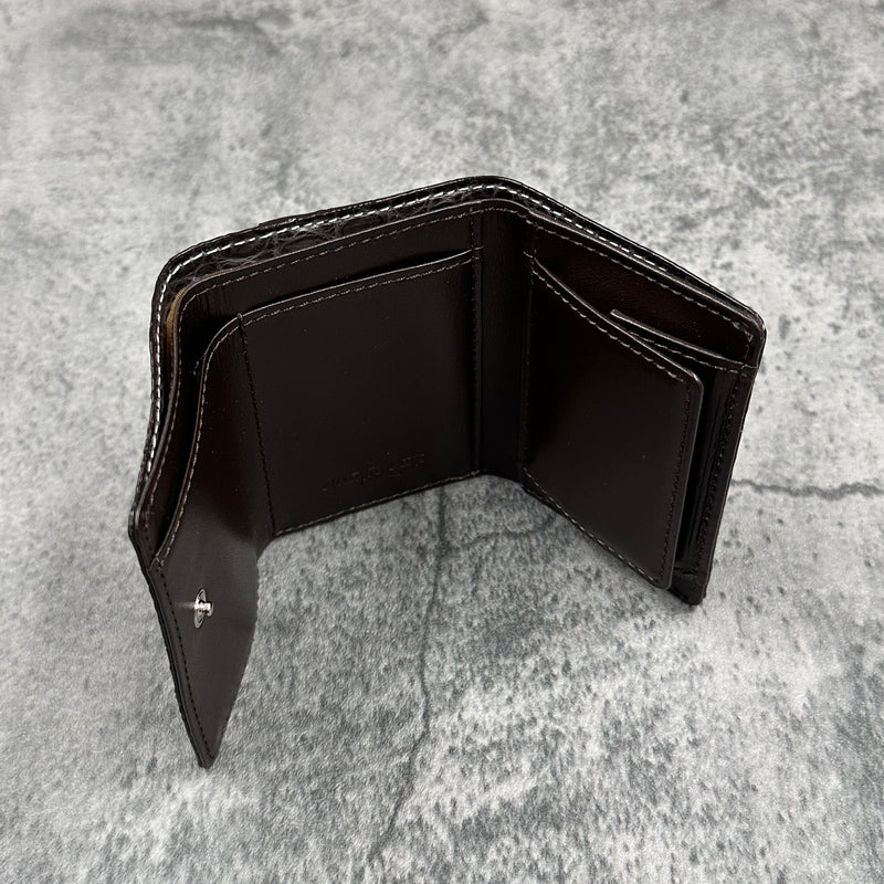 クロコダイル 三つ折り財布 8207 - GREY/グレー