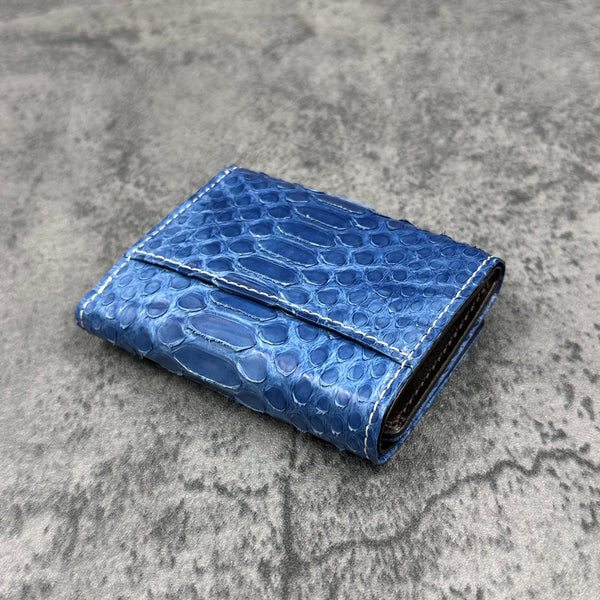 パイソン 三つ折り財布 8208 - BLUE/ブルー