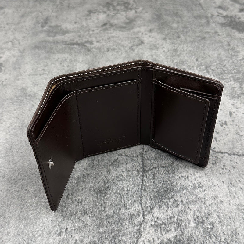 パイソン 三つ折り財布 8208 - BROWN/ブラウン