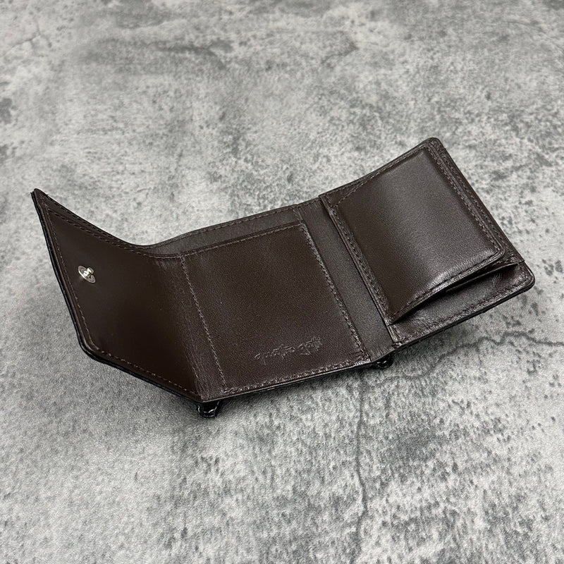 パイソン 三つ折り財布 8208 - G.NAVY/グロスネイビー
