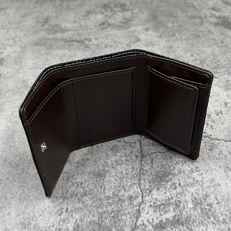 パイソン 三つ折り財布 8208 - G.NAVY/グロスネイビー