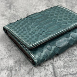 パイソン 三つ折り財布 8208 - GREEN/グリーン