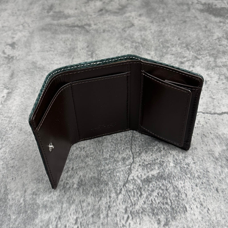 パイソン 三つ折り財布 8208 - GREEN/グリーン