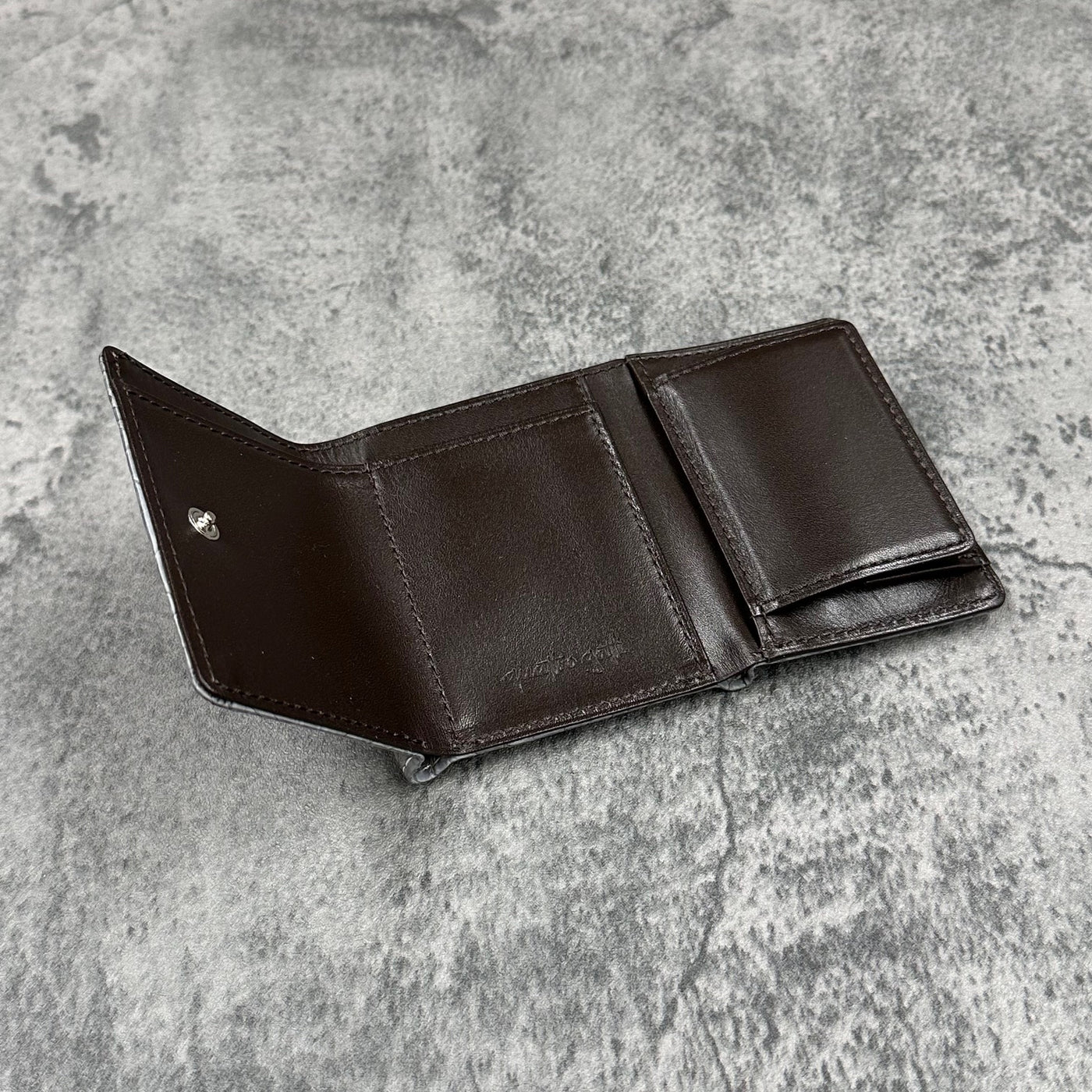 パイソン ミニ財布(三つ折り財布) 8208 - GREY/グレー – Le'sac