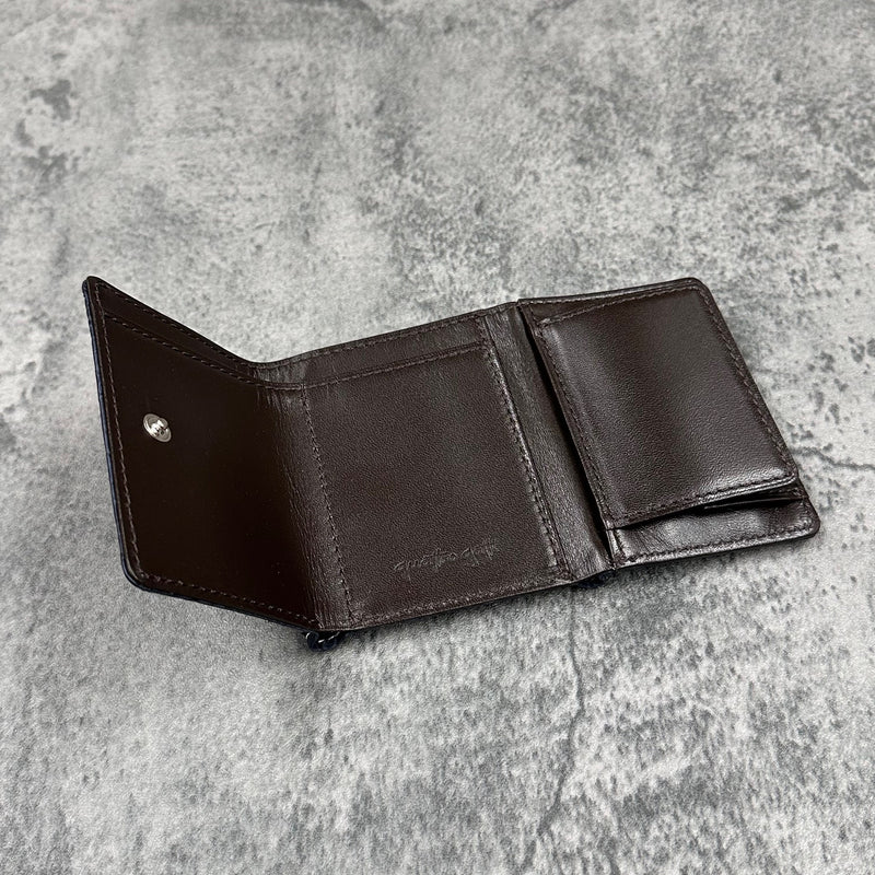 パイソン 三つ折り財布 8208 - NAVY/ネイビー