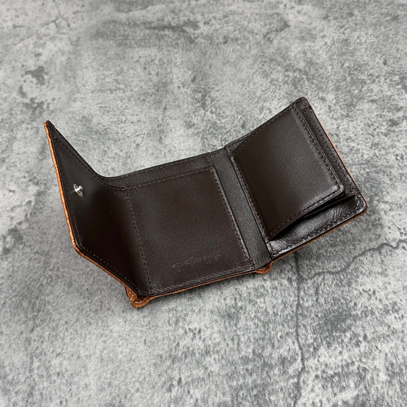 パイソン 三つ折り財布 8208 - ORANGE/オレンジ