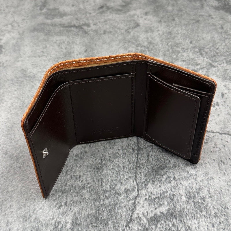 パイソン 三つ折り財布 8208 - ORANGE/オレンジ