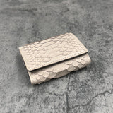 パイソン 三つ折り財布 8208 - TAUPE/トープ