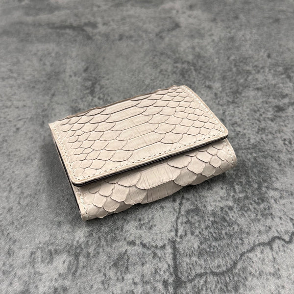 パイソン 三つ折り財布 8208 - TAUPE/トープ